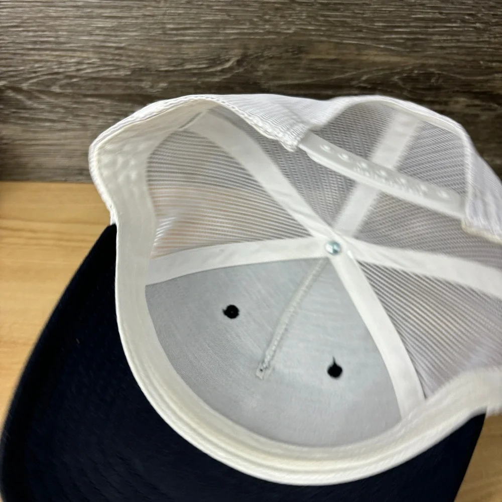 Palm Beach‎ Hat Cap Snap Back Blue Florida Beach Fishing Anchor Richardson